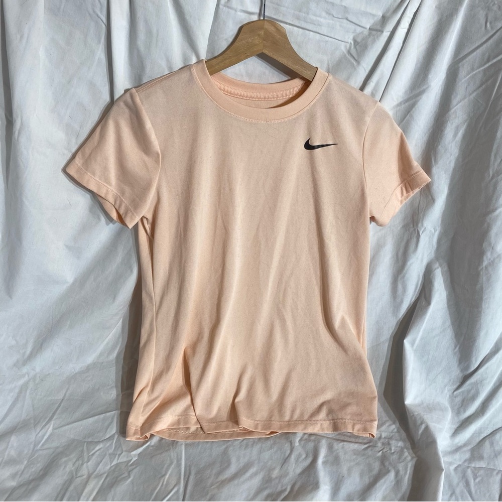Nike Women's Soft Peach Dri-Fit Short Sleeve Tee